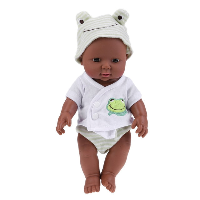 30cm Newborn Reborn Doll Baby Simulation Soft Vinyl Dolls Children Kindergarten Lifelike Toys Baby Friend for Girl Birthday Gift