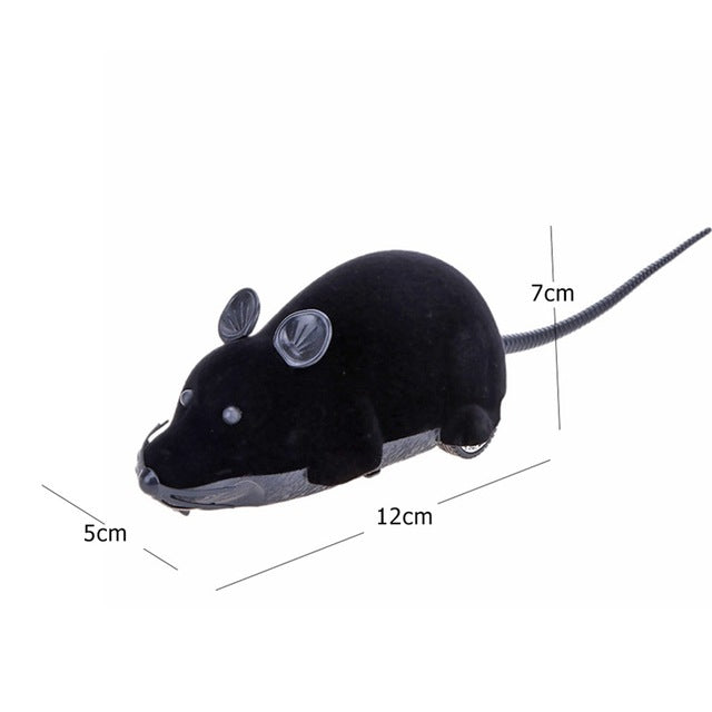 Wireless Electric RC Mouse Toys Remote Control False Mouse Toy Novelty Gag  forward backward turn Simulation RC Animals Model