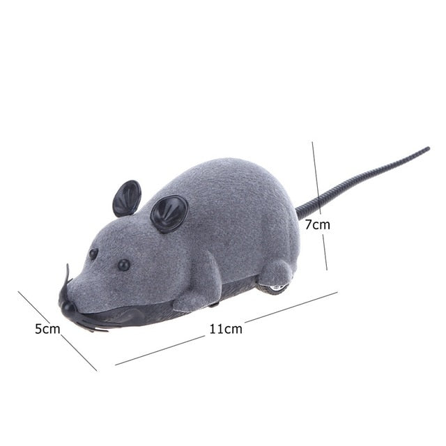 Wireless Electric RC Mouse Toys Remote Control False Mouse Toy Novelty Gag  forward backward turn Simulation RC Animals Model