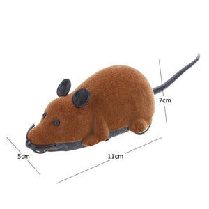 Wireless Electric RC Mouse Toys Remote Control False Mouse Toy Novelty Gag  forward backward turn Simulation RC Animals Model