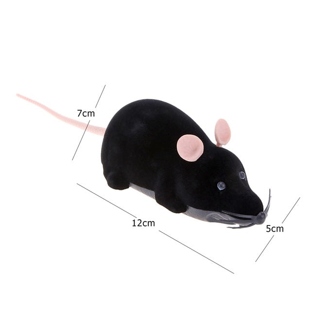 Wireless Electric RC Mouse Toys Remote Control False Mouse Toy Novelty Gag  forward backward turn Simulation RC Animals Model