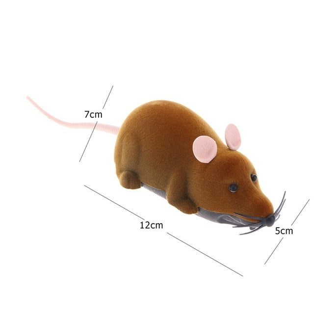 Wireless Electric RC Mouse Toys Remote Control False Mouse Toy Novelty Gag  forward backward turn Simulation RC Animals Model