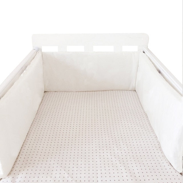 baby nursery Nordic Stars Design Baby Bed Thicken Bumper One-piece Crib Around Cushion Cot Protector Pillows Newborns Room Decor