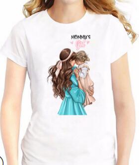 super mother daughter  matching t shirts mommy and me clothes family look mom mum mama and baby Tshirt dresses clothing