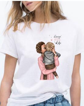 super mother daughter  matching t shirts mommy and me clothes family look mom mum mama and baby Tshirt dresses clothing