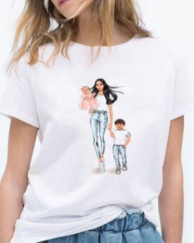 super mother daughter  matching t shirts mommy and me clothes family look mom mum mama and baby Tshirt dresses clothing