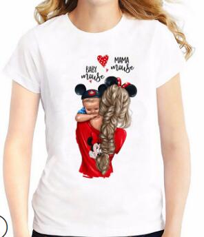 super mother daughter  matching t shirts mommy and me clothes family look mom mum mama and baby Tshirt dresses clothing