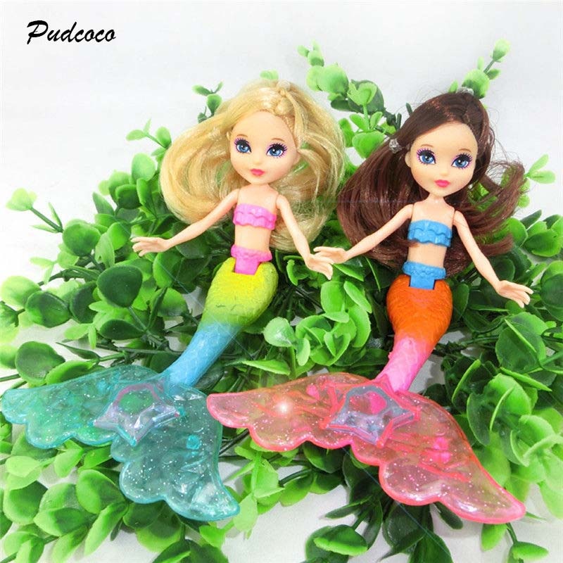 2019 Waterproof Swimming Mermaid Doll Kid Girls Toy New Bath Swimming pool Waterproof Mermaid Dolls Girls Toy 20cm