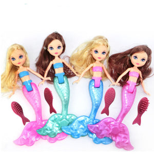 2019 Waterproof Swimming Mermaid Doll Kid Girls Toy New Bath Swimming pool Waterproof Mermaid Dolls Girls Toy 20cm