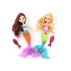 2019 Waterproof Swimming Mermaid Doll Kid Girls Toy New Bath Swimming pool Waterproof Mermaid Dolls Girls Toy 20cm