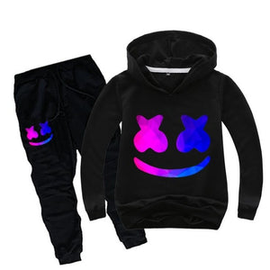 Kids Tracksuit Boys Clothes Set DJ Music Hoodies and Pants Teenage Sportwear Clothing Battle Royale Sport Suit for Girl Autumn