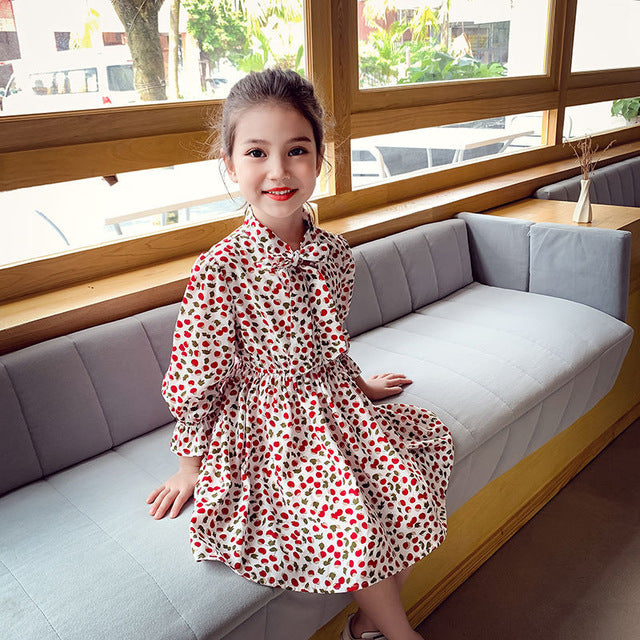 New children's clothing girls baby spring and autumn clothes girls casual blazer solid color dot dress cloth set suit 3-11Y