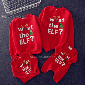 19colors 2019 New Year Family Christmas Sweaters Xmas Hoodies Pajamas Warm Santa Claus Elk Embroidery Adult Kids Sweatshirt Gift