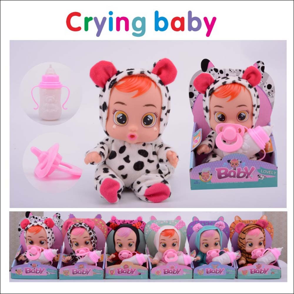 Original 3D Silicone Inteiro Realista Doll Reborn Cry A Baby High Quality Magic Tears Dolls Toys For Children Surprise Doll Gift