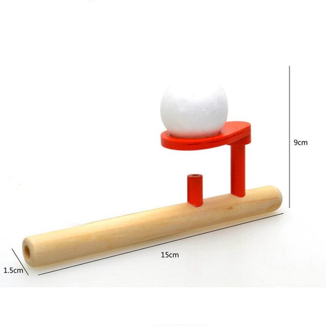 2019 useful Wooden Blowing Ball Balance Spirometry training Training Capacity Stick for children Kid Learning Educational Toys