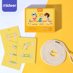 String Game Cards Set Montessori Materials Cat's Cradle Kids Learning Educational Toys For Children MiDeer Rope Hand Finger Game