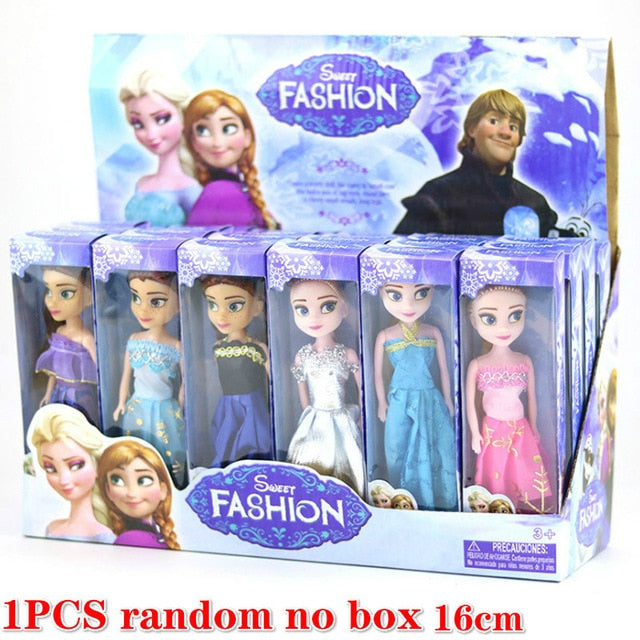 4PCS 30cm Original Box High Quality Anna and Elsa Boneca Elsa Doll Fever 2 Princess Dolls Figures Girls Toys Children Gift Set