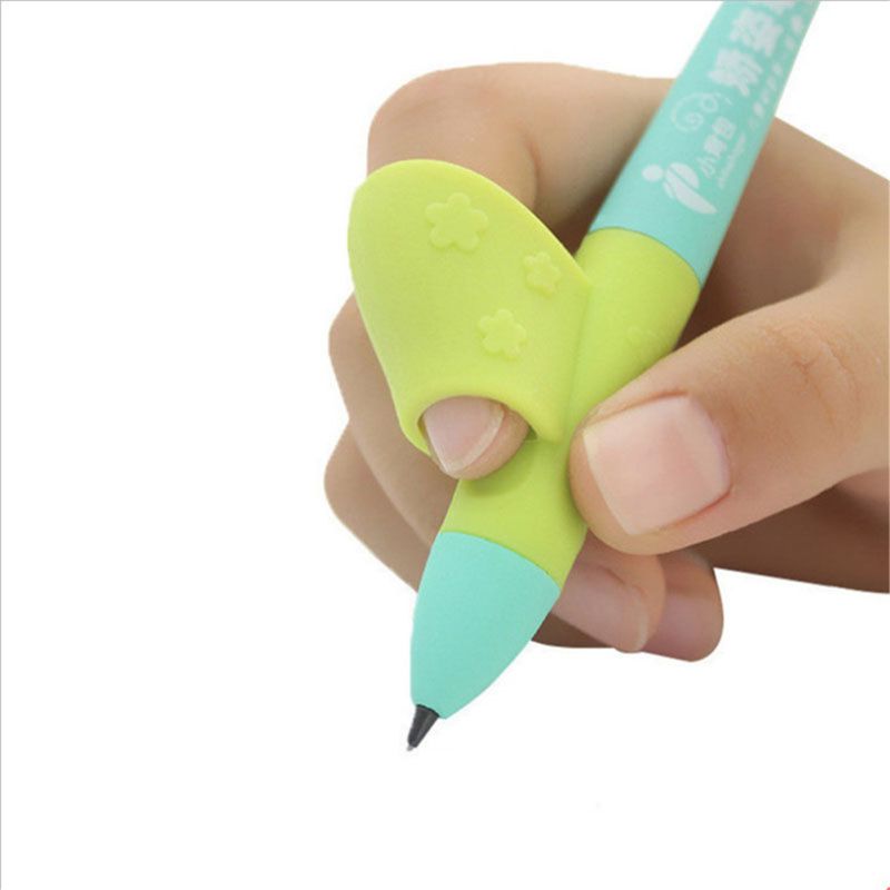 6pcs Writing Corrector Pencil Grip Montessori Toys for Children Kids Learning Holding Device Correcting Pen Holder Postures Grip