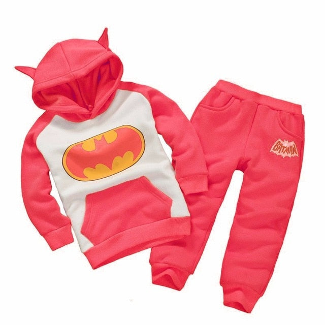 Child Costume Sports suit 2 pieces set Tracksuits boys Clothing sets  hooed +Pant spring and autumn clothes