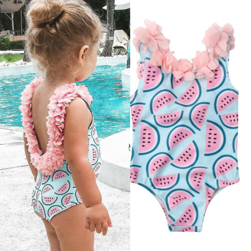 6M-4T Toddler Baby Girl Watermelon Bikini Swimsuit Swimwear Bathing Suit Swimming Summer Clothes