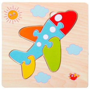 Montessori Toys Educational Wooden Materials Toys for Children Early Learning Kids Intelligence Match Puzzle Teaching Aids