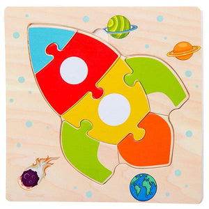 Montessori Toys Educational Wooden Materials Toys for Children Early Learning Kids Intelligence Match Puzzle Teaching Aids