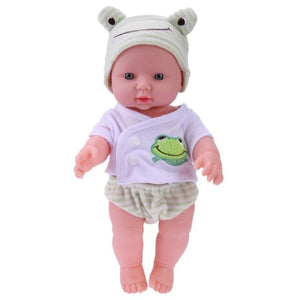 30cm Newborn Reborn Doll Baby Simulation Soft Vinyl Dolls Children Kindergarten Lifelike Toys Baby Friend for Girl Birthday Gift